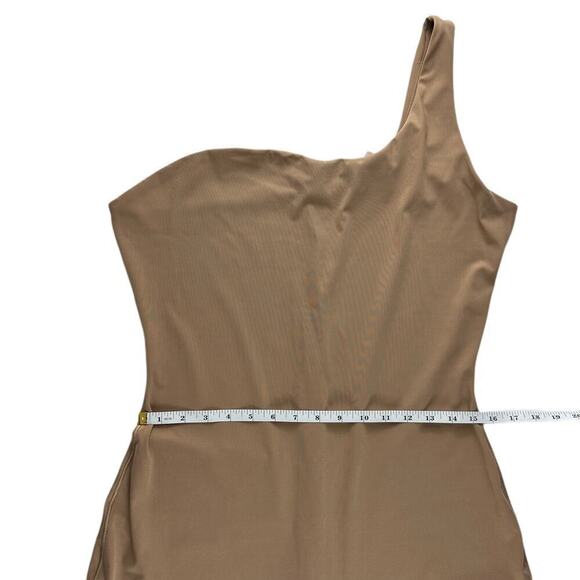 NWT Skims All in One One Shoulder Jumpsuit Nude 3XL - Picture 9 of 9